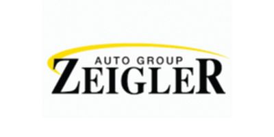 Zeigler Auto Group logo with black text and a yellow arc.