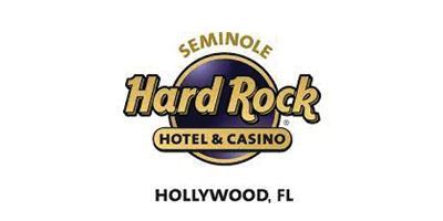 Seminole Hard Rock Hotel & Casino logo in Hollywood, FL.