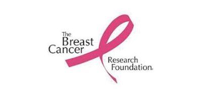 Pink ribbon logo for The Breast Cancer Research Foundation.