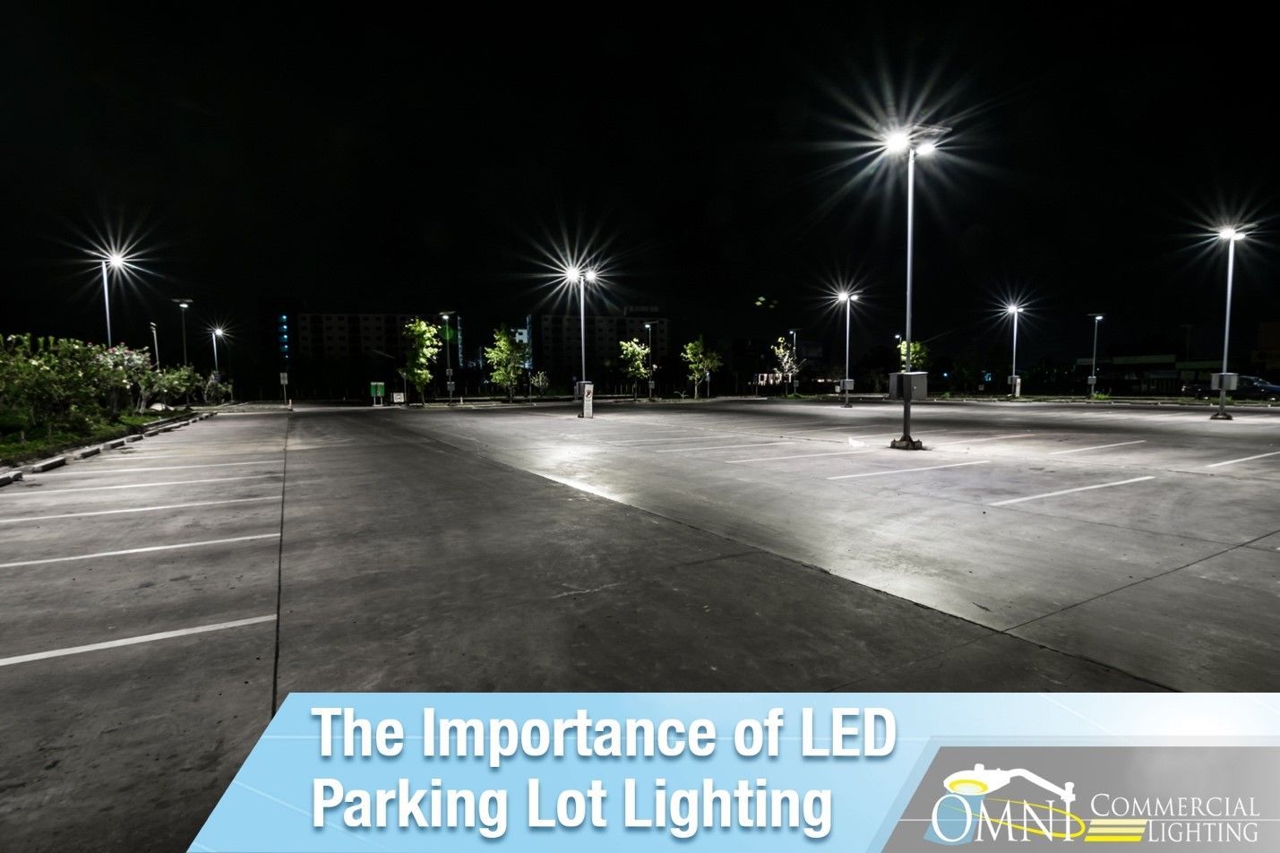 The importance of led parking lot lighting is being discussed