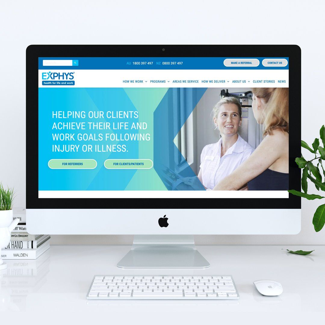 Exercise Physiologist Website Design