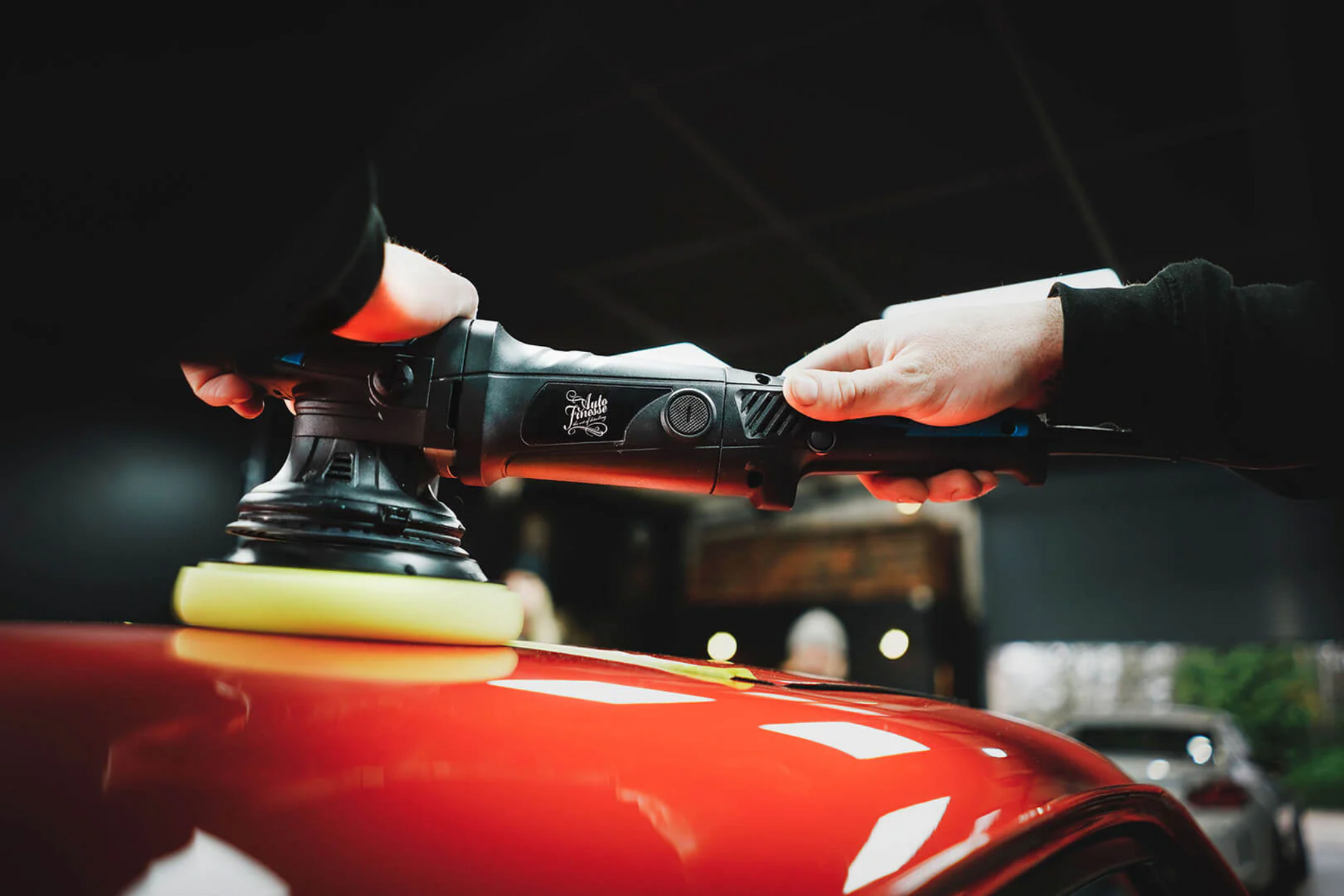 Paint correction swirl removal before and after