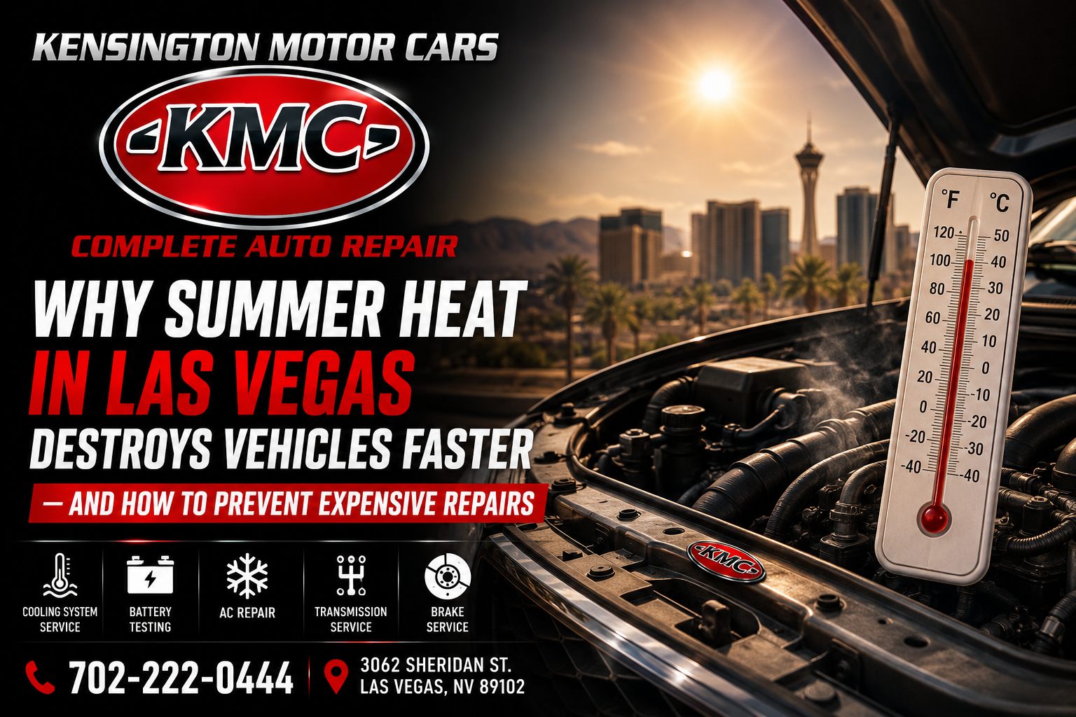 Why Summer Heat in Las Vegas Destroys Vehicles Faster — And How to ...