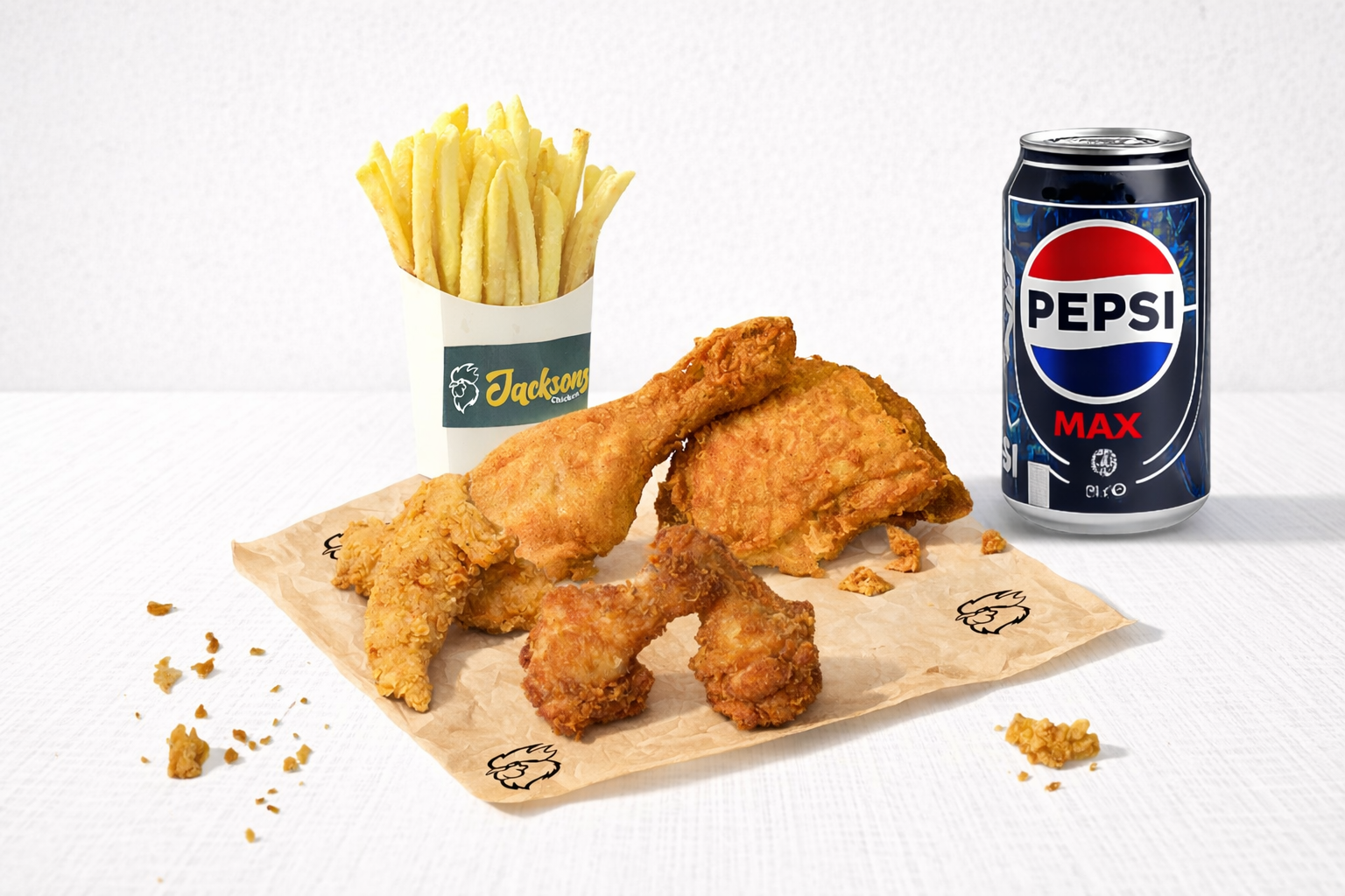 2PC CHICKEN COMBO MEAL