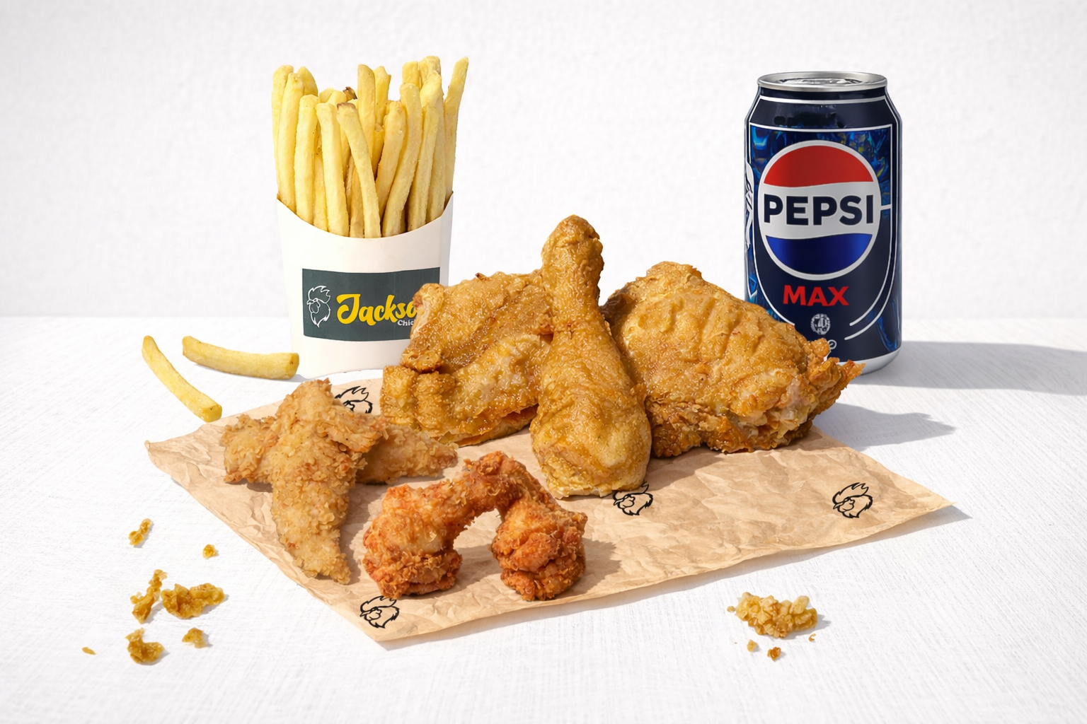 3PC CHICKEN COMBO MEAL