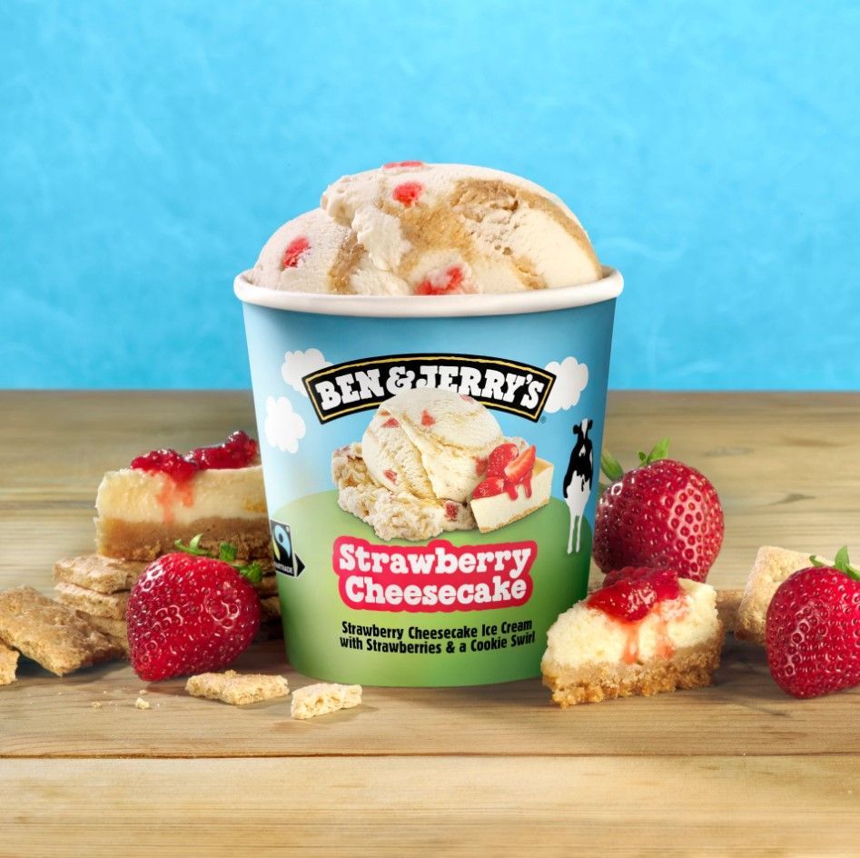 Ben & Jerry's Strawberry Cheesecake 465ml