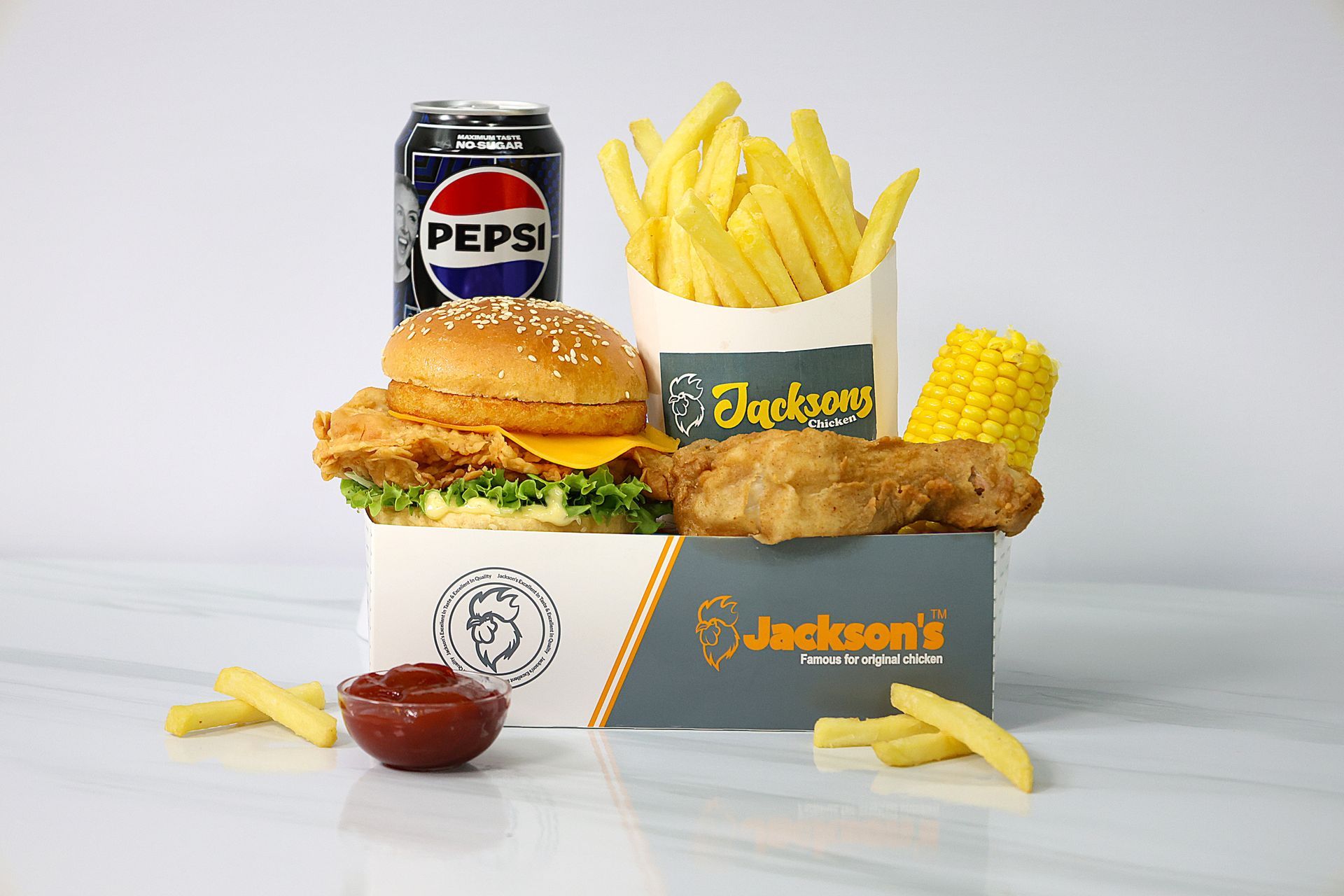 MIGHTY BOX MEAL WITH 1 PC CHICKEN