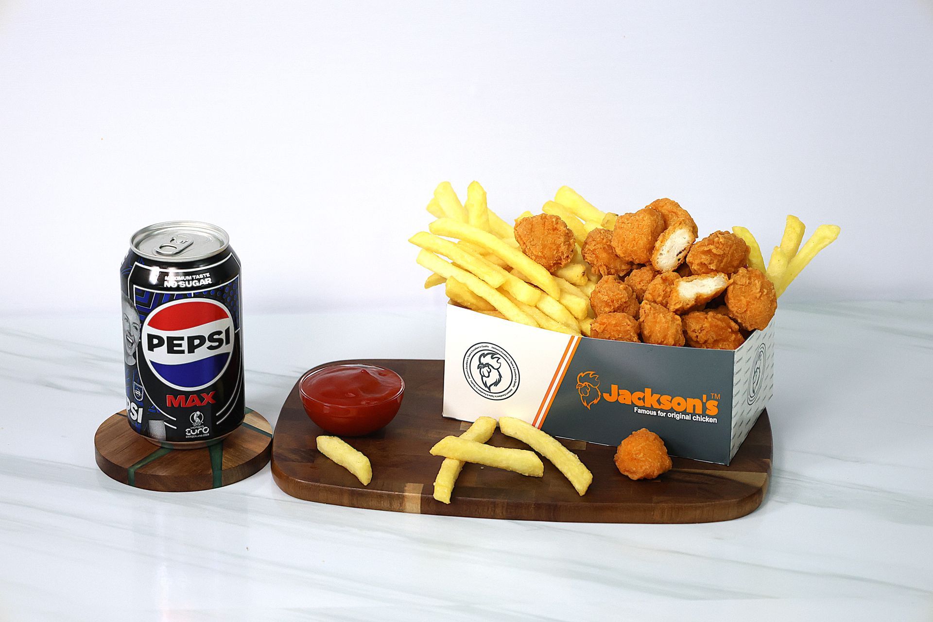 POPCORN CHICKEN MEAL LARGE OR SMALL