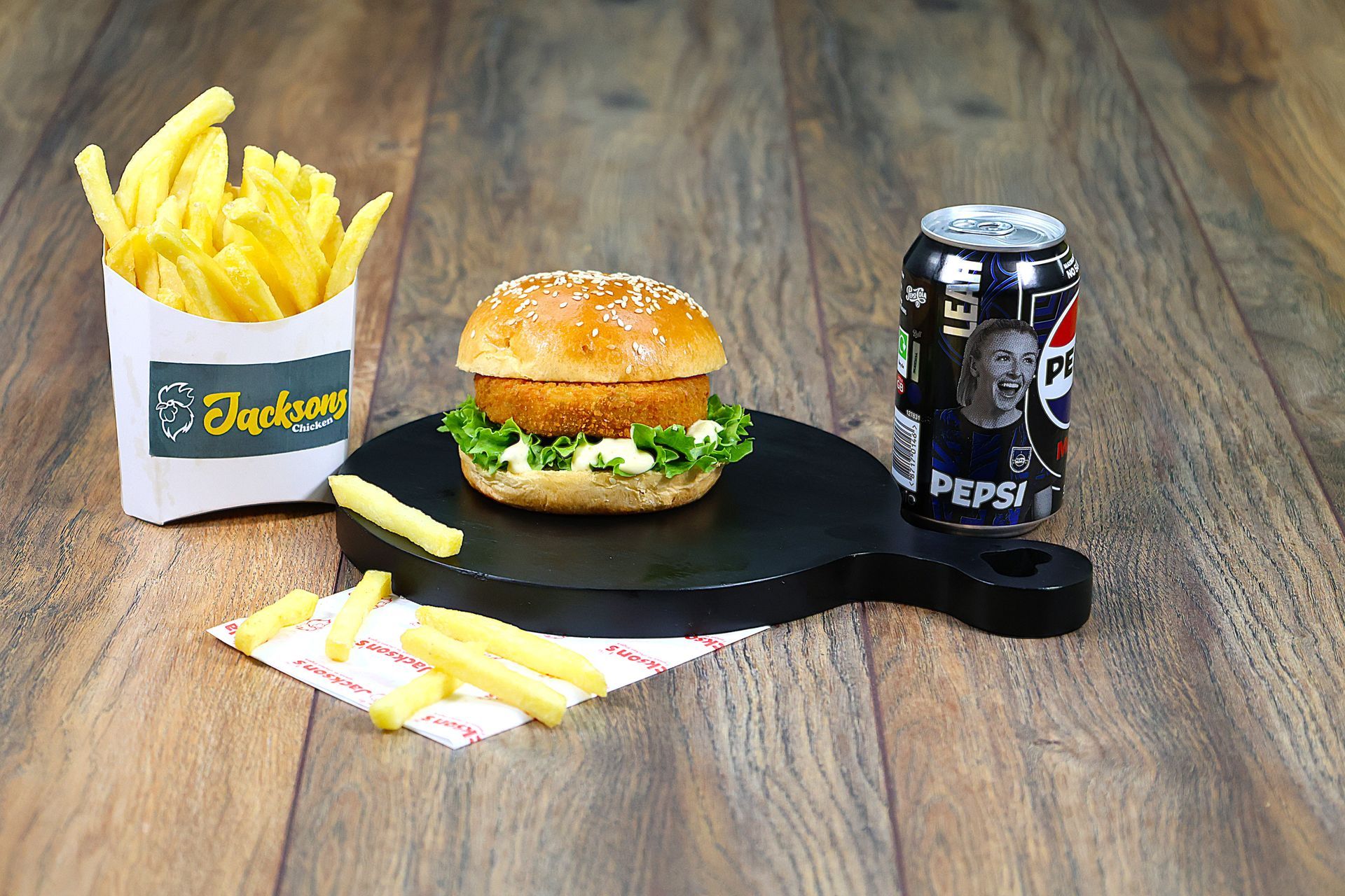 VEGGIE BURGER MEAL