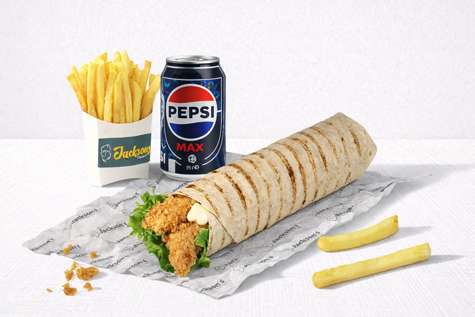 CLASSIC CHICKEN WRAP MEAL 