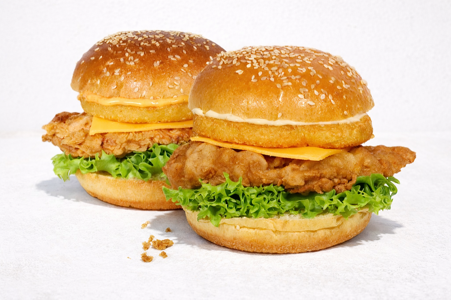 TWO MIGHTY BURGERS CLASSIC OR SPICY 