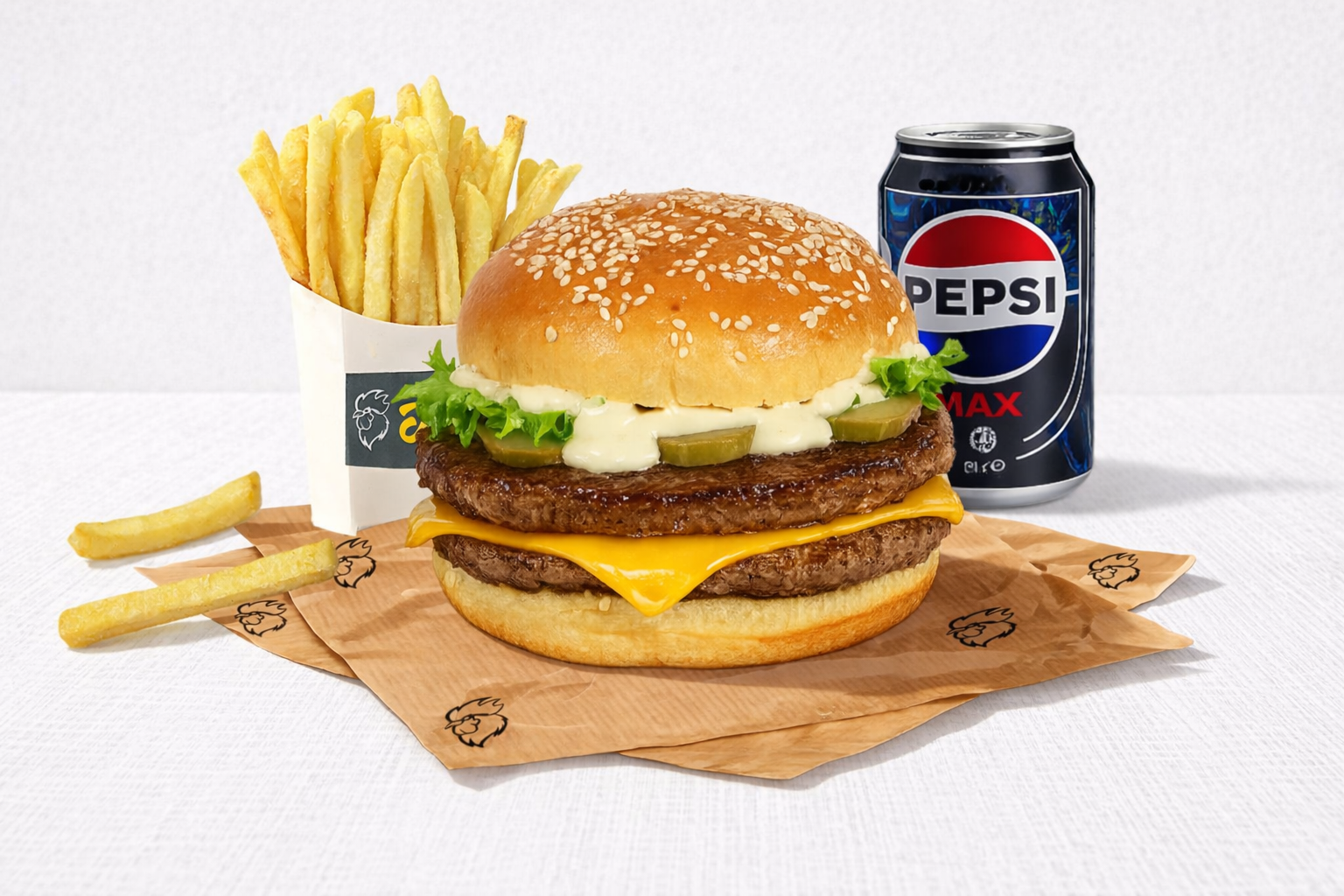 DOUBLE QUARTER POUNDER BURGER MEAL