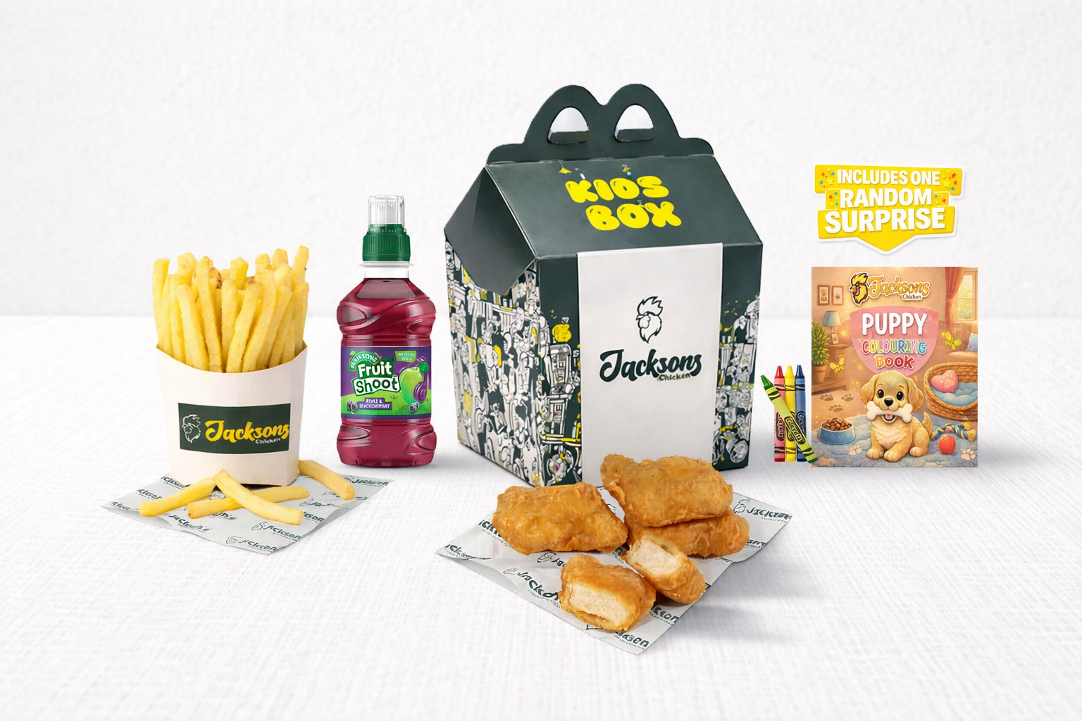 KIDS CHICKEN NUGGETS MEAL (4PCS )