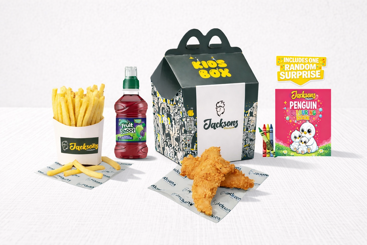 KIDS CHICKEN STRIPS MEAL (2PCS)
