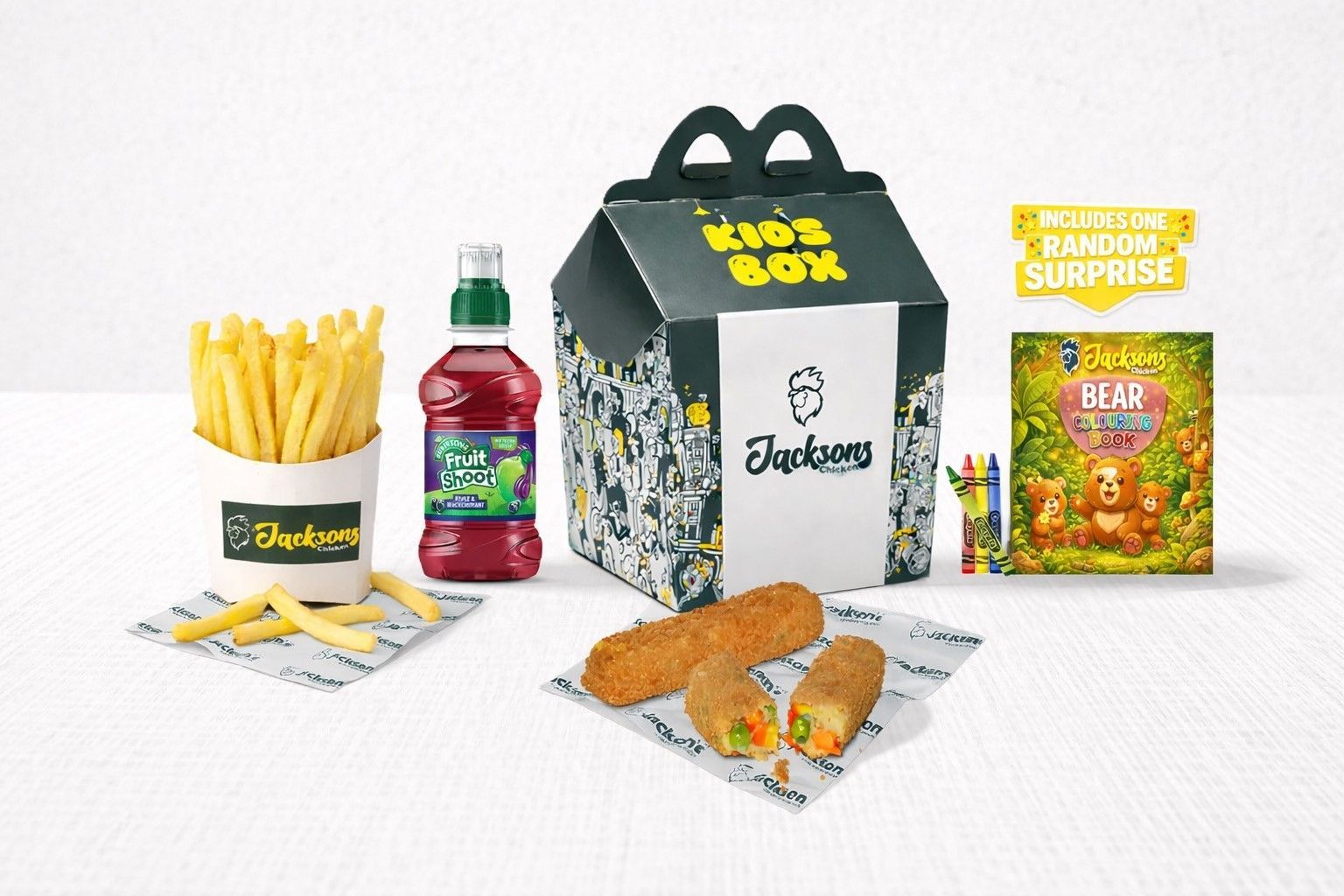 KIDS VEGGIE DIPPERS MEAL (2PCS)