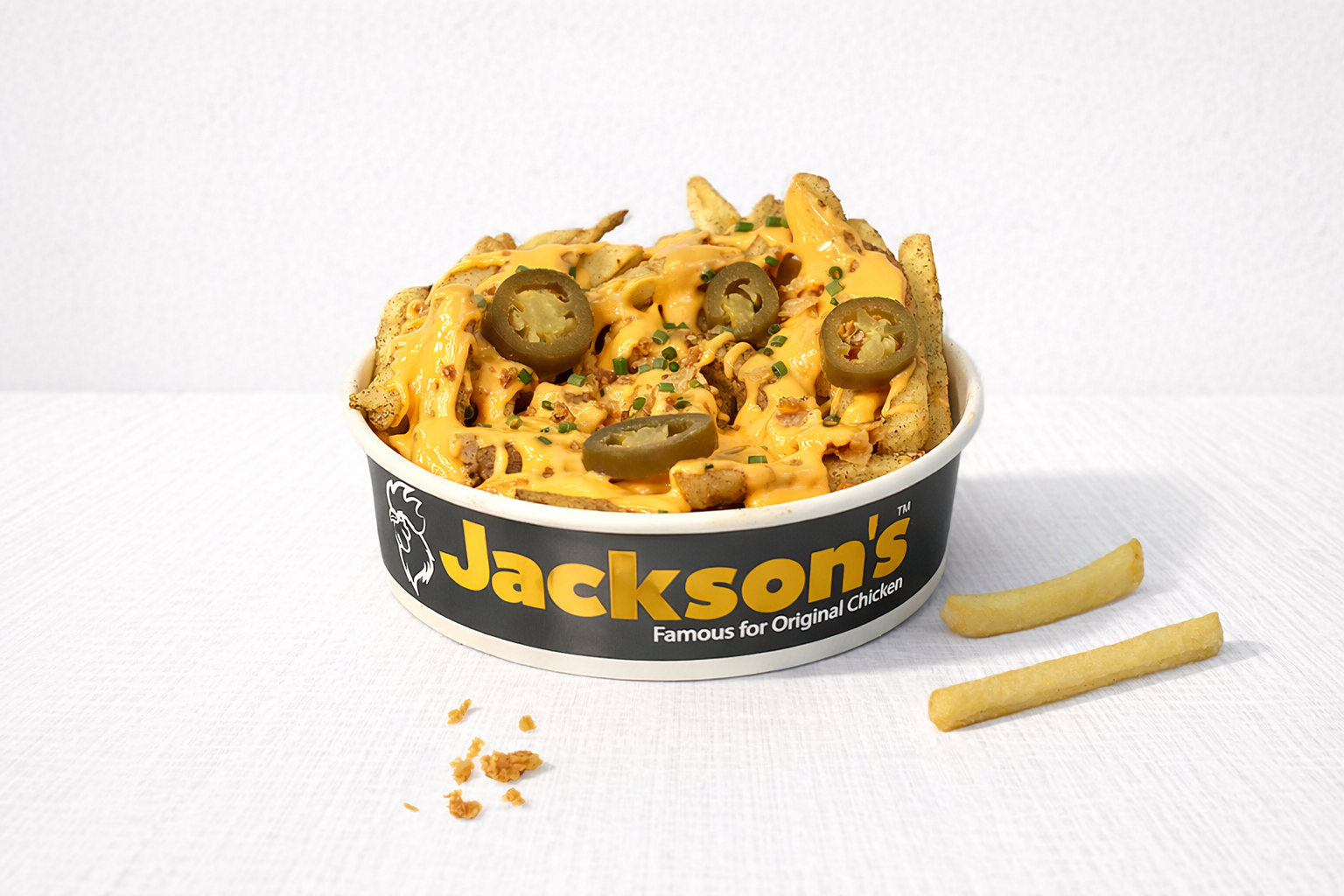 LODED FRIES WITH CHEESE