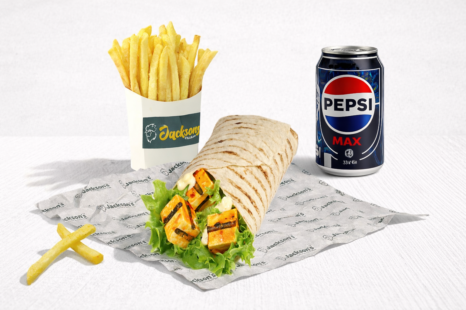 PERI PANEER WRAP MEAL