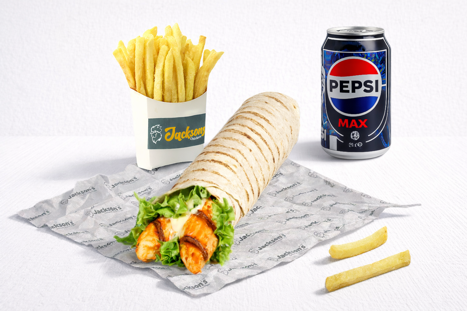 PERI CHICKEN WRAP MEAL