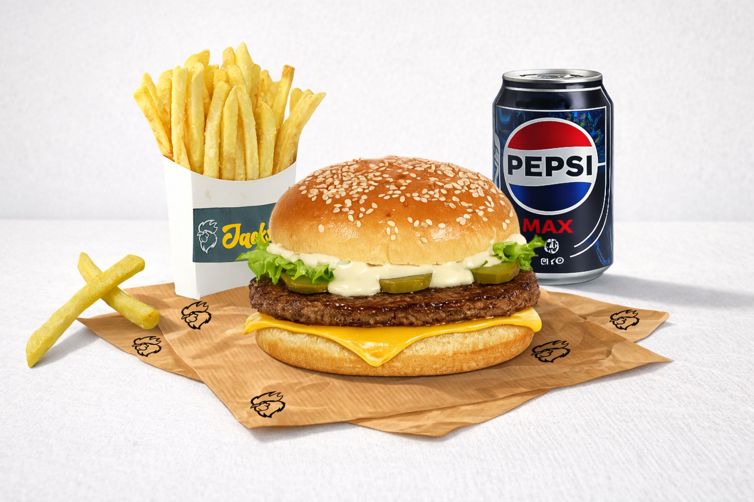 QUARTE POUNDER ANGUS BEEF BURGER MEAL