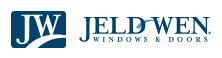 The logo for Jeldwen windows and doors