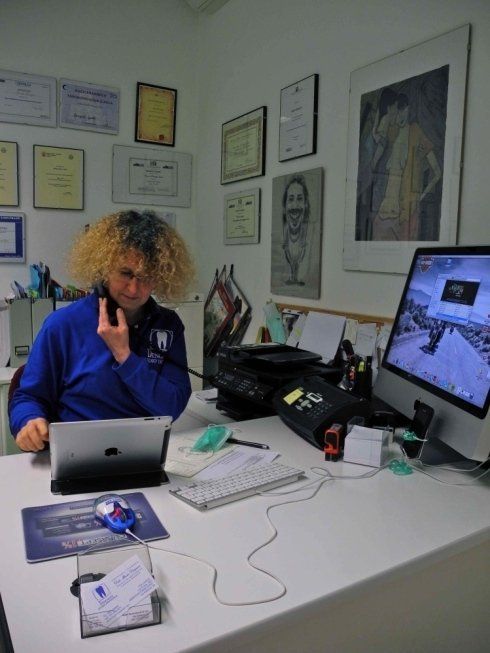 segretaria dello studio dentistico