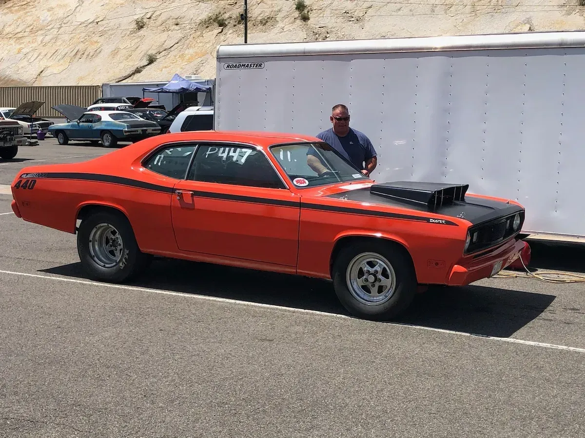 The Fast Trak owner and his car