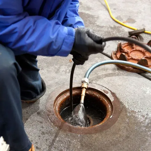 Photo of our high pressure jetting service in Commerce City