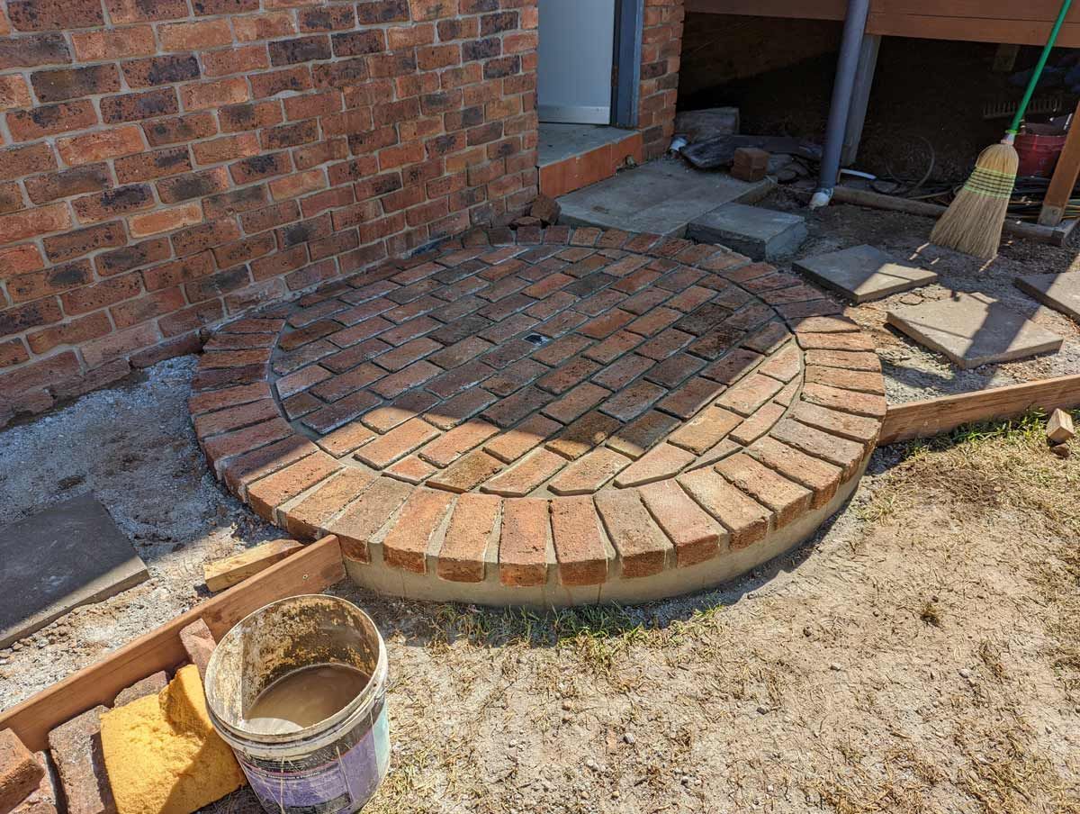 Shower Pad In Paver — Tiling & Paving in Arrawarra Headland, NSW