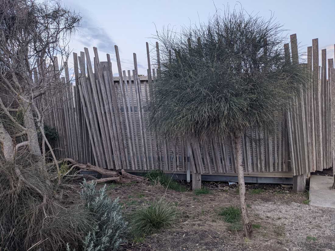Slat Fence — Landscaper in Arrawarra Headland, NSW