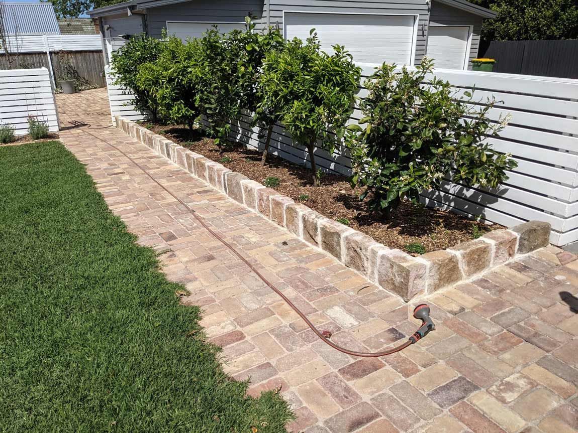 Stone Border — Landscaper in Arrawarra Headland, NSW