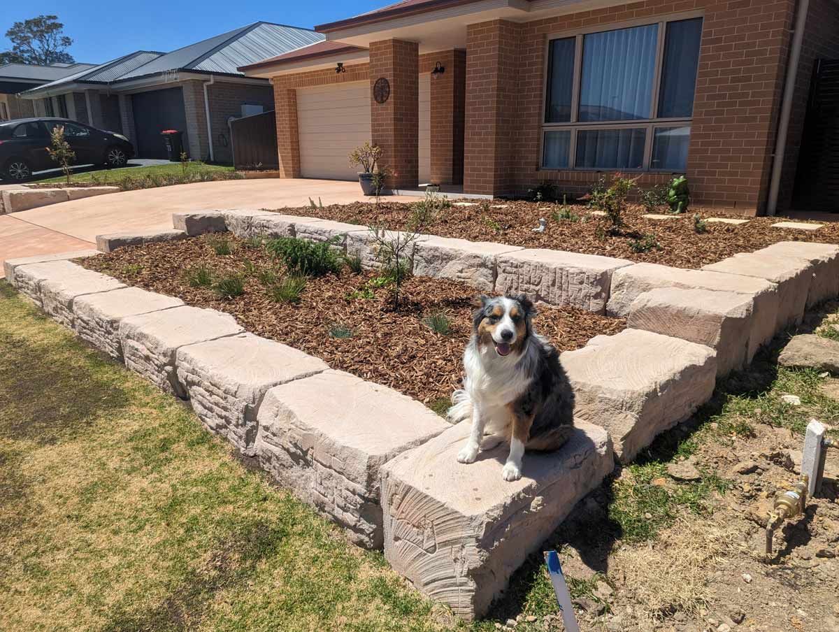 Stone Logs — Landscaper in Arrawarra Headland, NSW