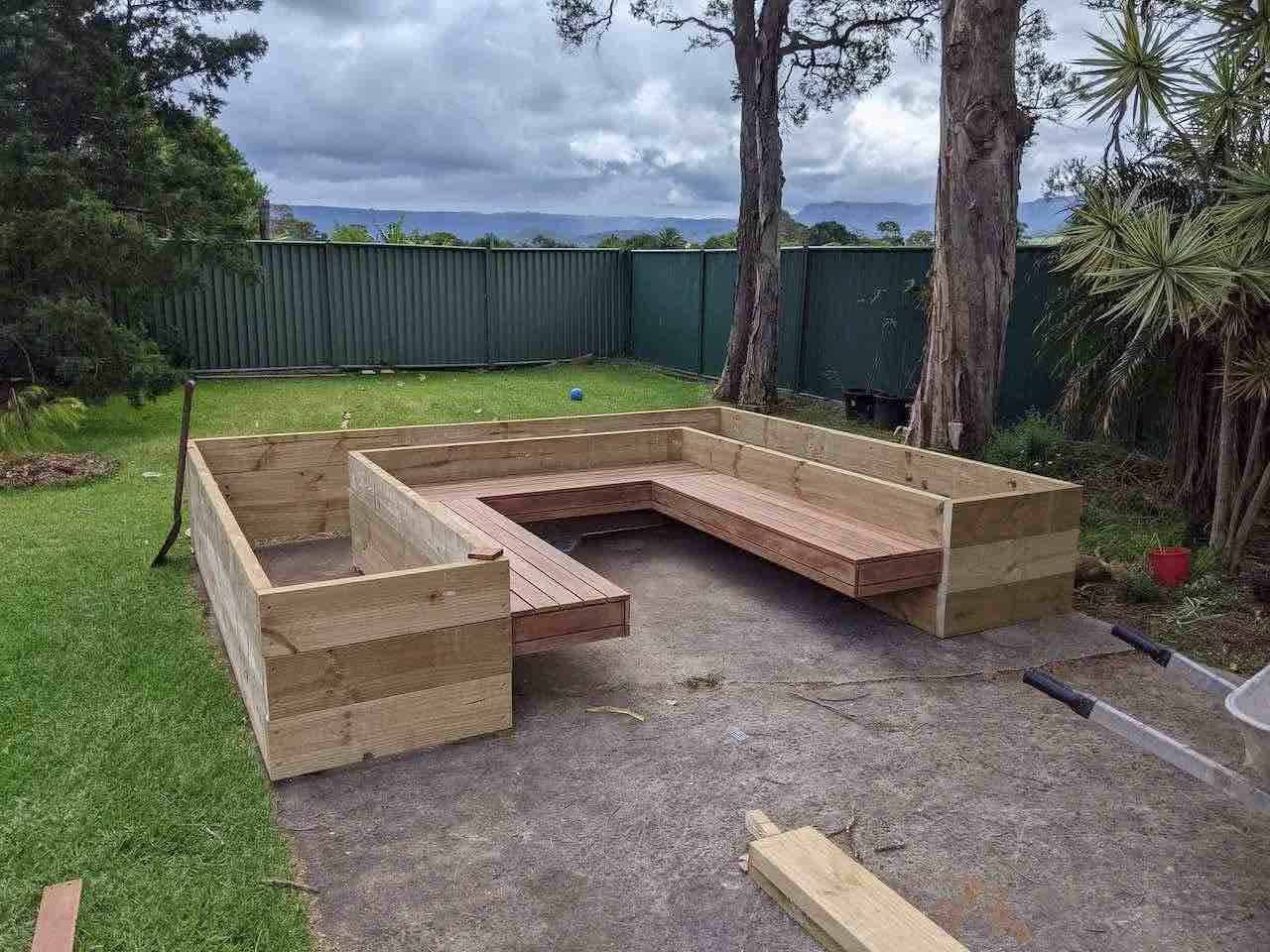 Vega Garden Bench — Landscaper in Arrawarra Headland, NSW