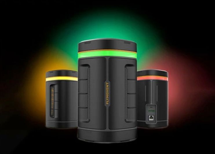 AeroGuard industrial air quality monitor