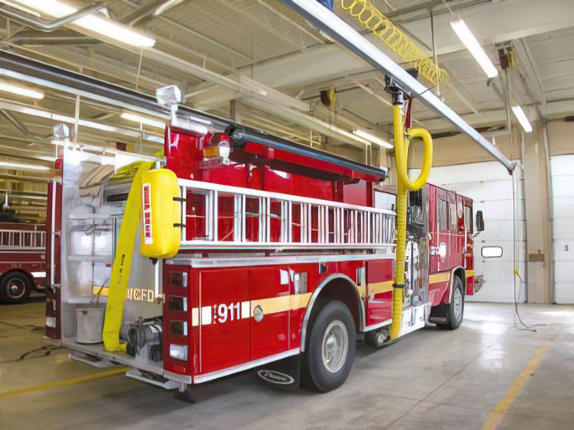 Sudbury fire hall exhaust extraction system