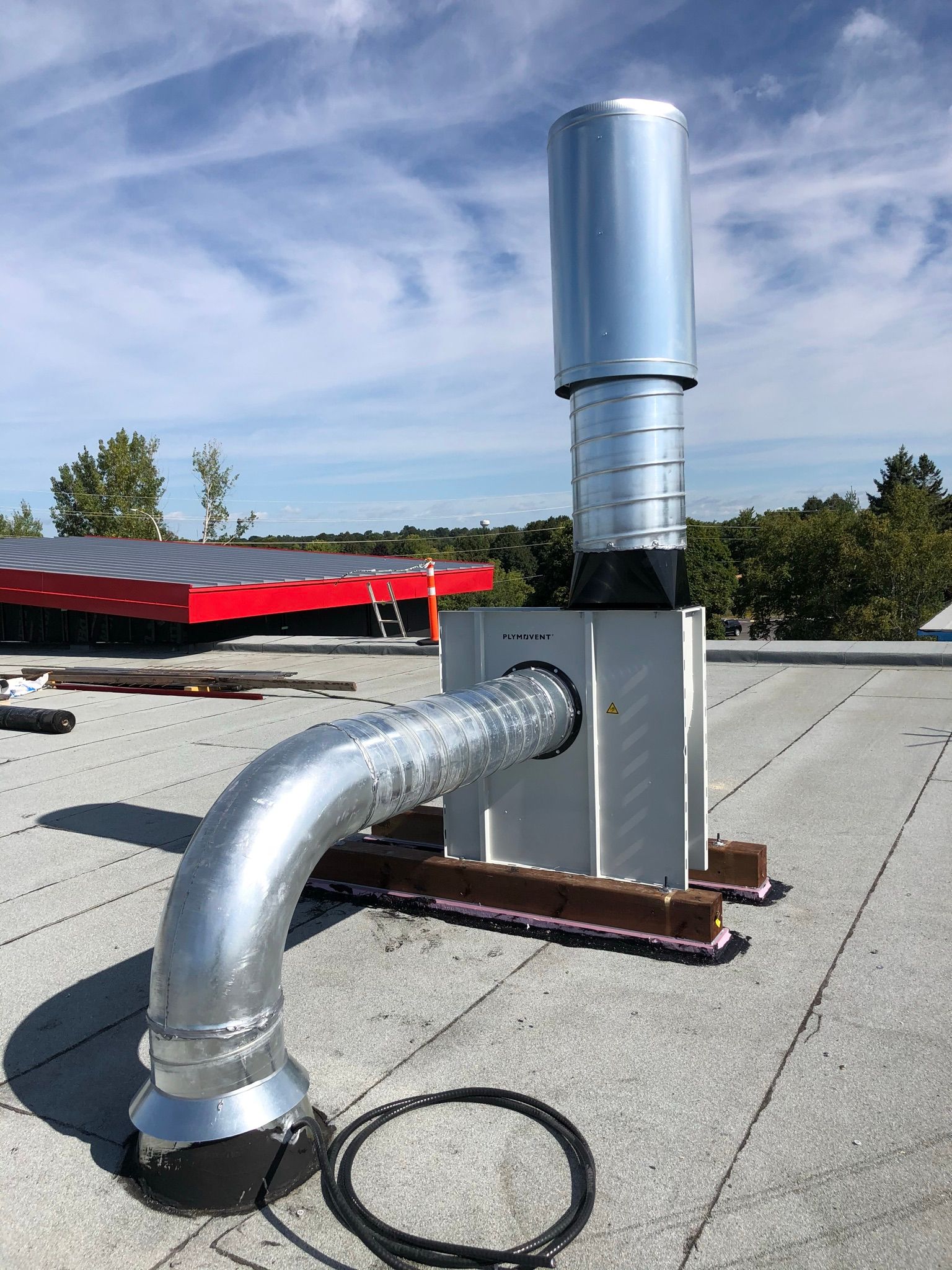 Plymovent welding fume extraction equipment