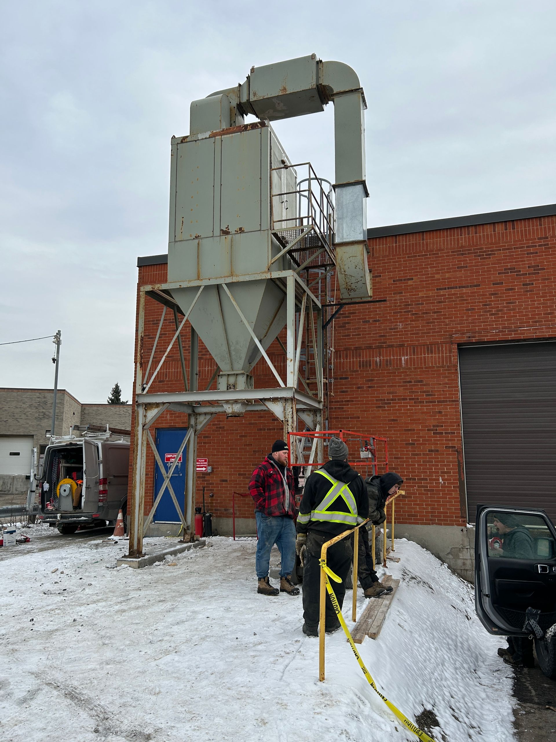 Dust collector piping and fitting install Bowmanville | Vehicle exhaust equipment service and parts Bowmanville