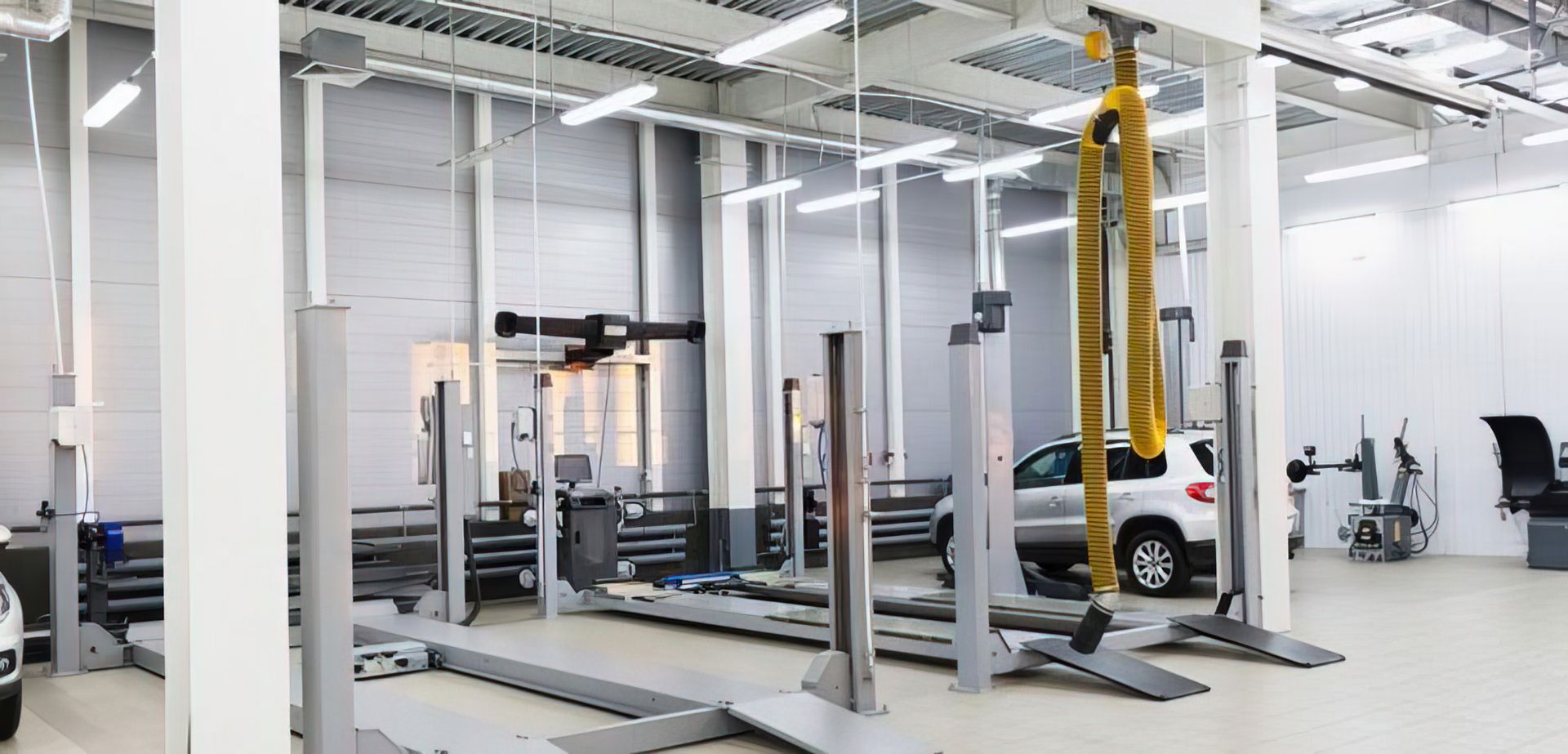 auto dealership vehicle exhaust removal