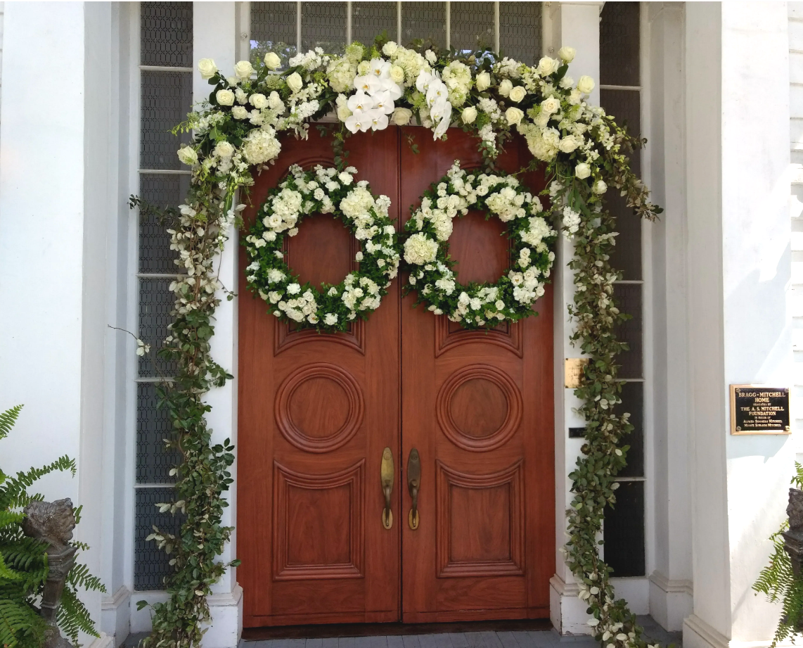 Customized event door decorations - Elizabeth's Garden shop Mobile AL