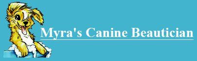 Myra's Canine Beautician logo
