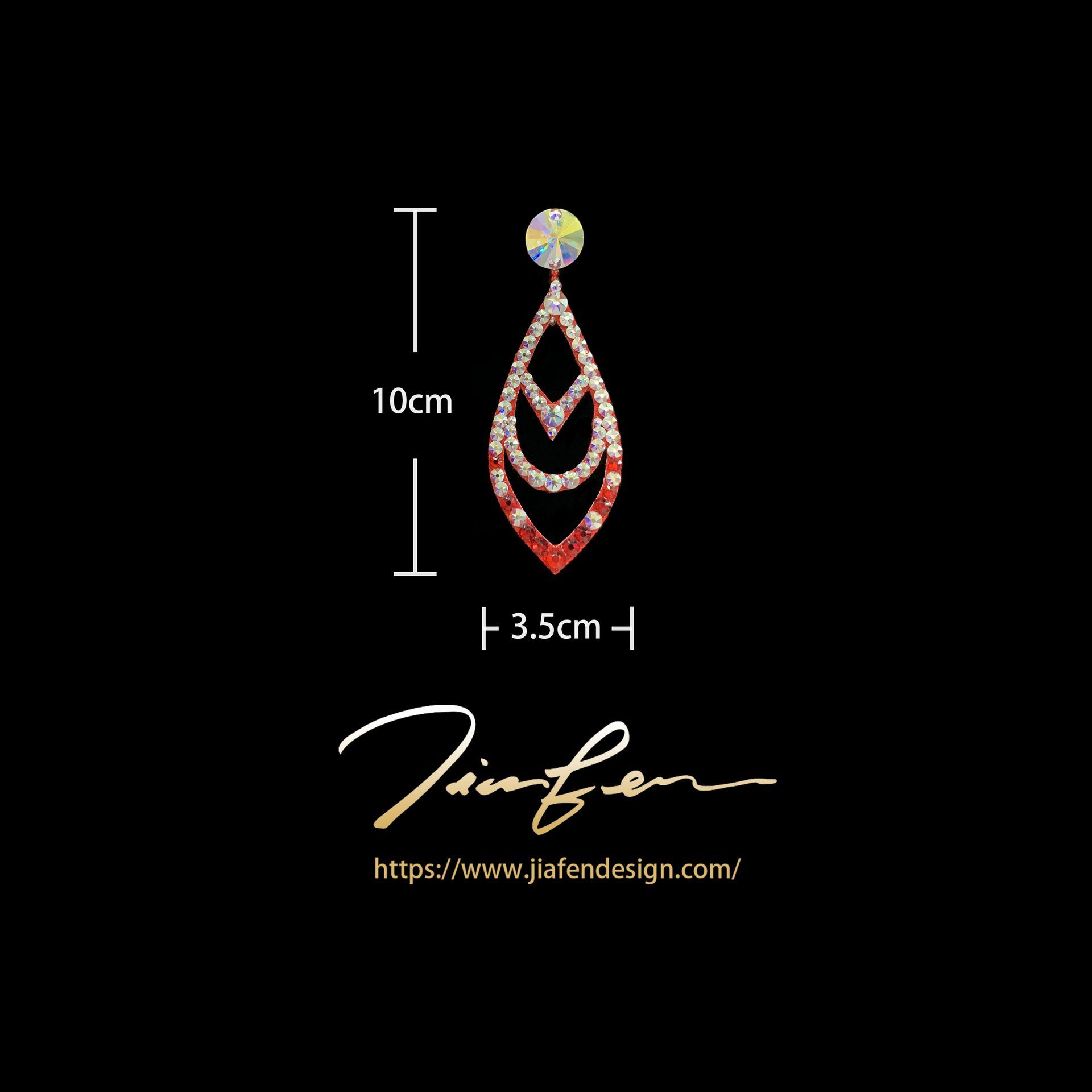 施華洛世奇水鑽耳環E25021-ABRD