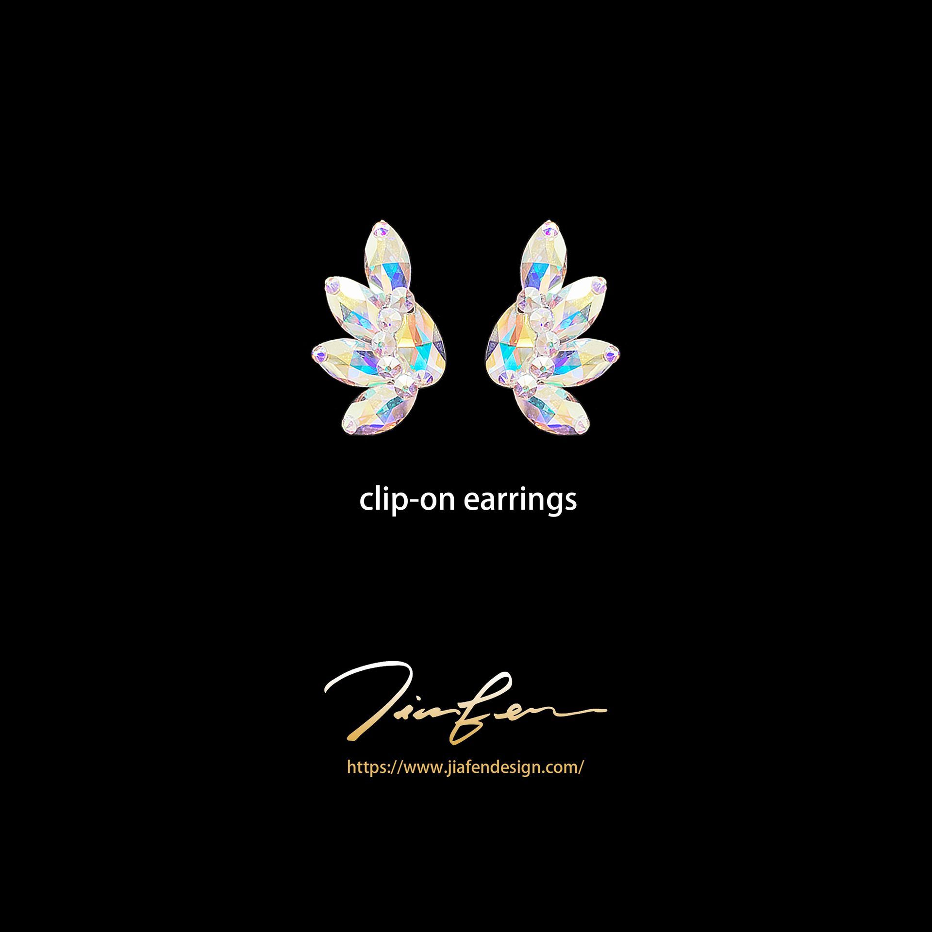 施華洛世奇水鑽耳環E25013-AB