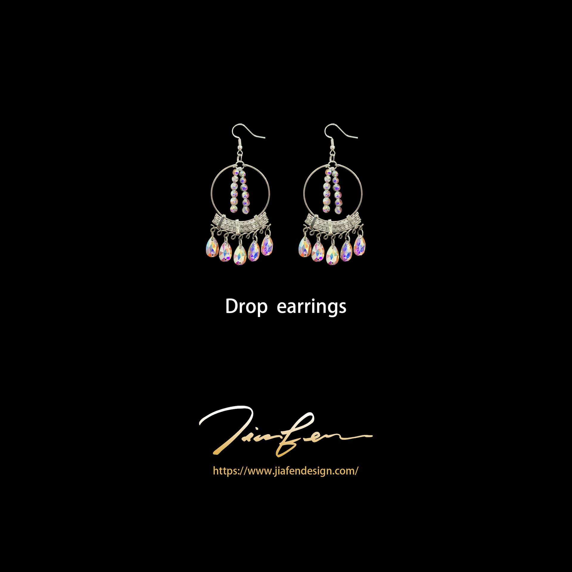 施華洛世奇水鑽耳環E25017-AB