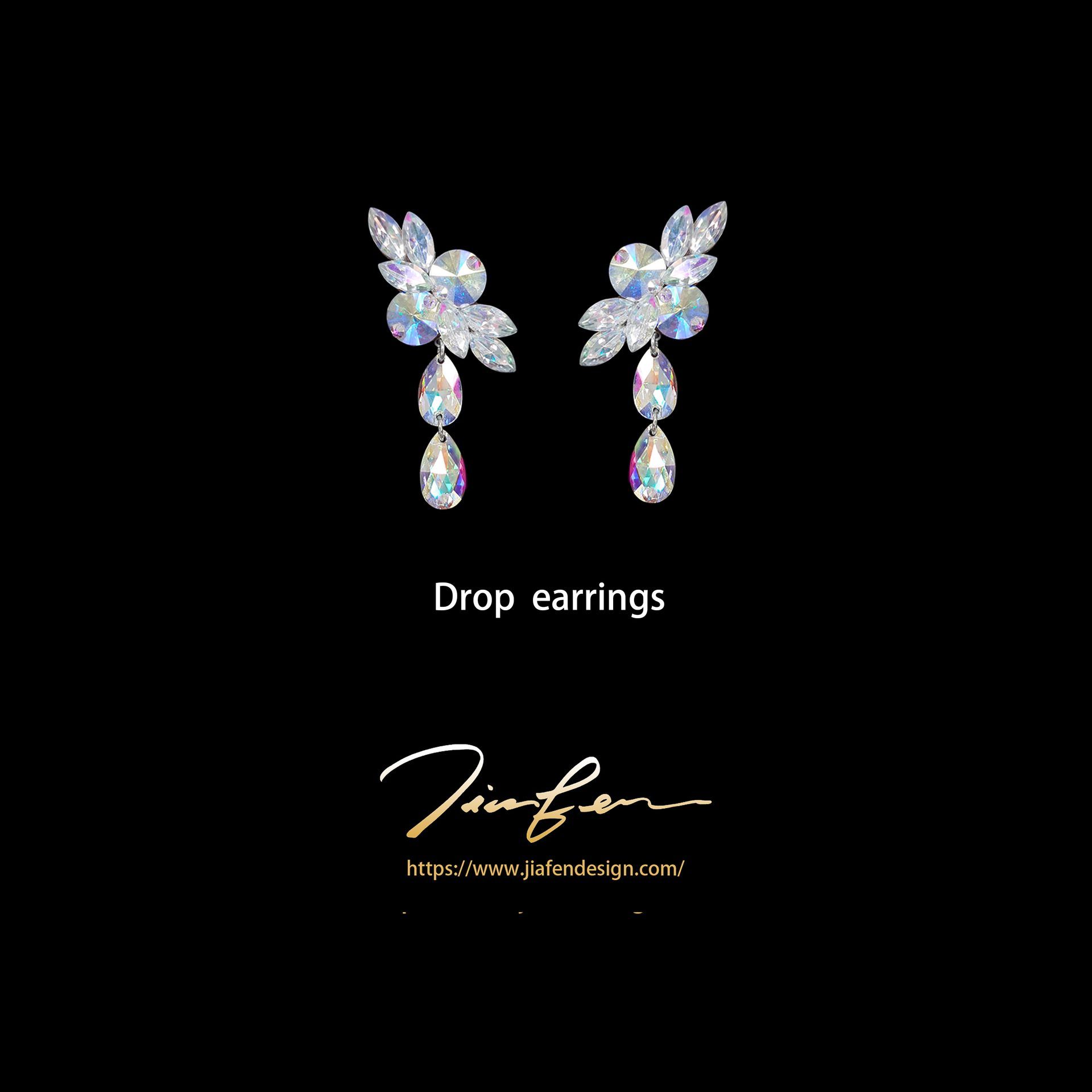 施華洛世奇水鑽耳環E25004-AB