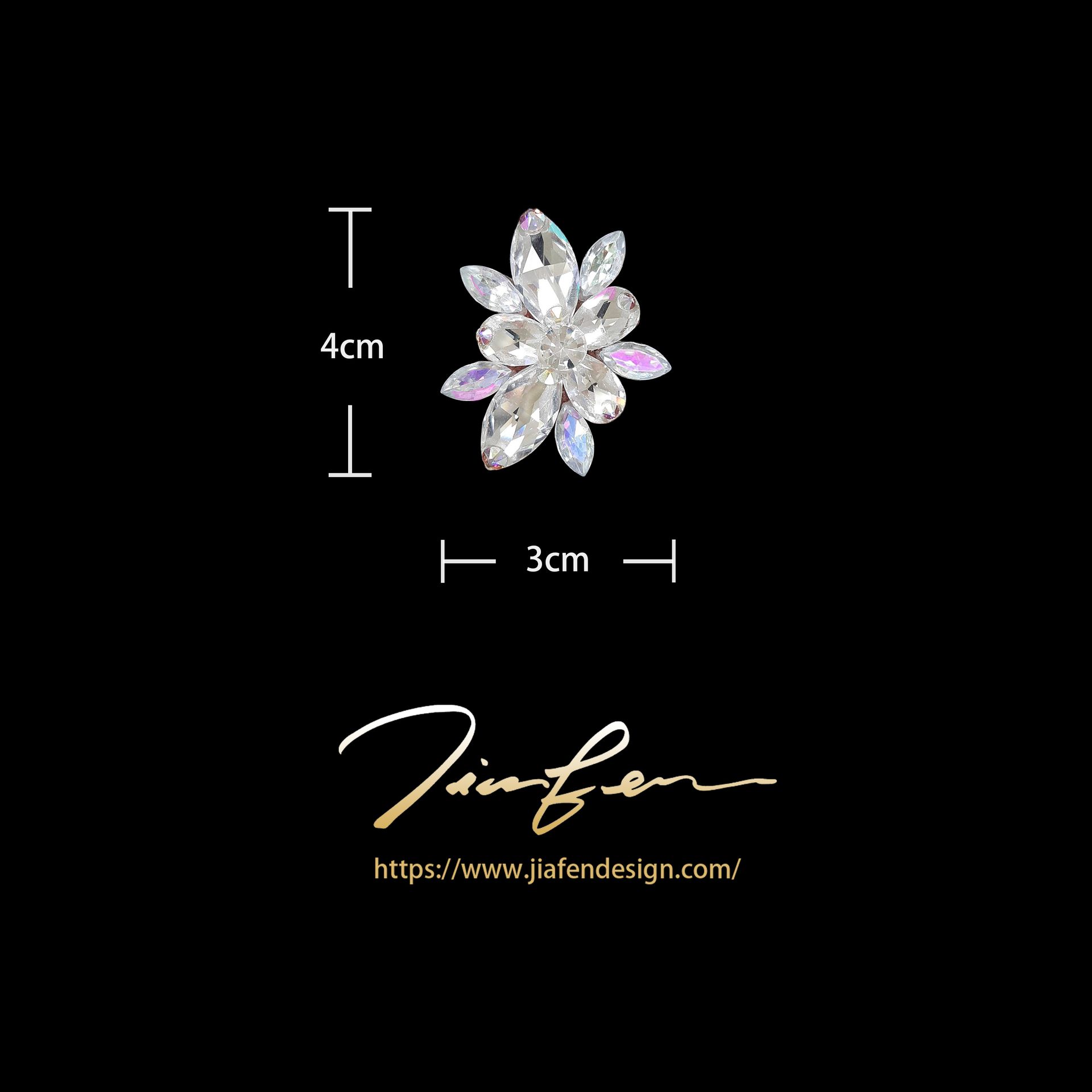 施華洛世奇水鑽耳環E25007-AB