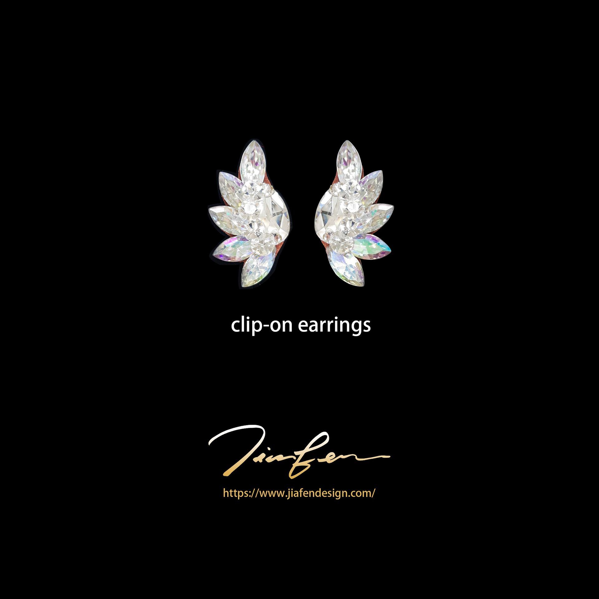 施華洛世奇水鑽耳環E25009-AB