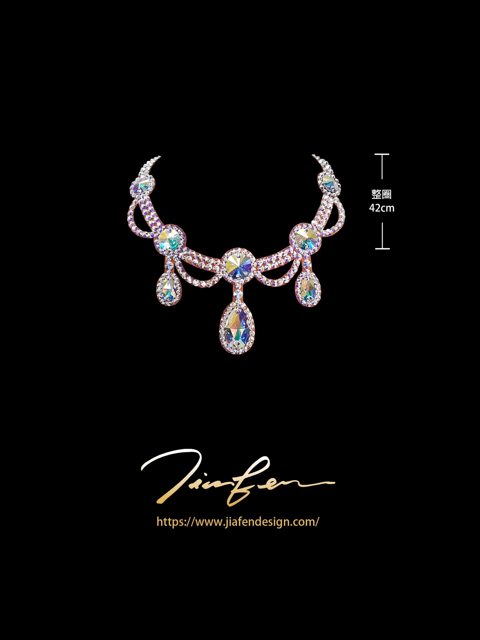 施華洛世奇水鑽項鍊N25011-AB