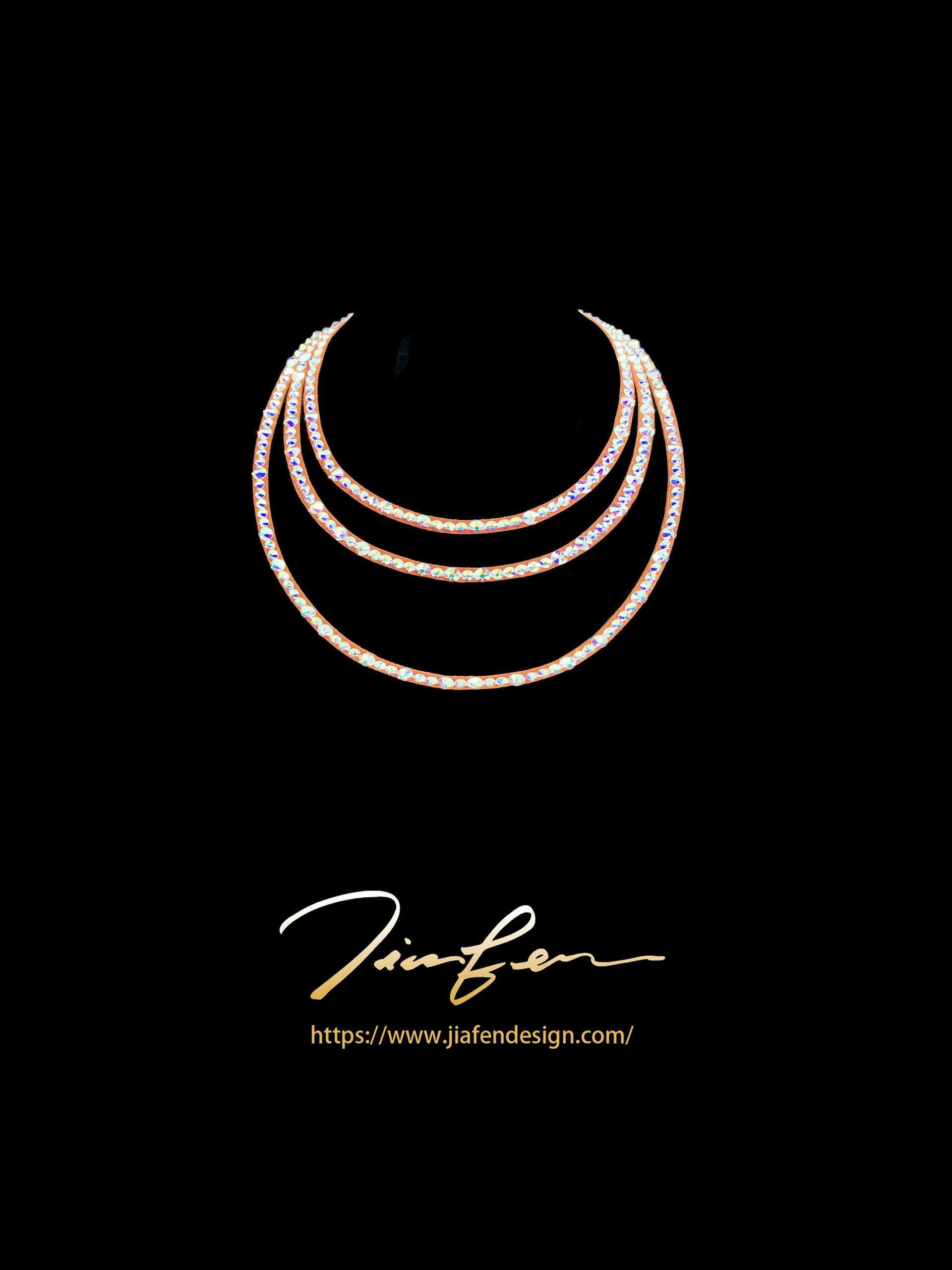 施華洛世奇水鑽項鍊N25013-AB