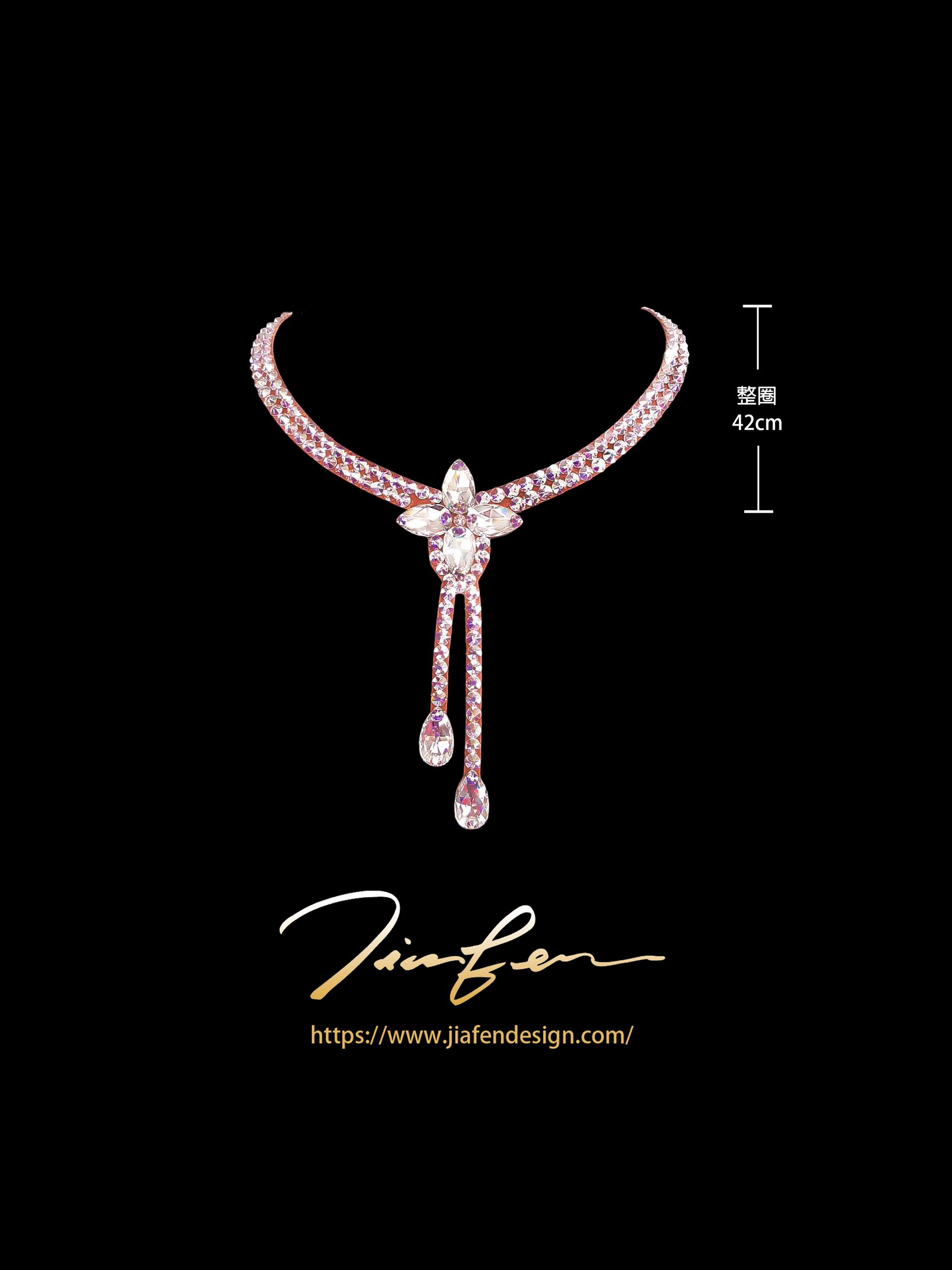 施華洛世奇水鑽項鍊N25006-AB