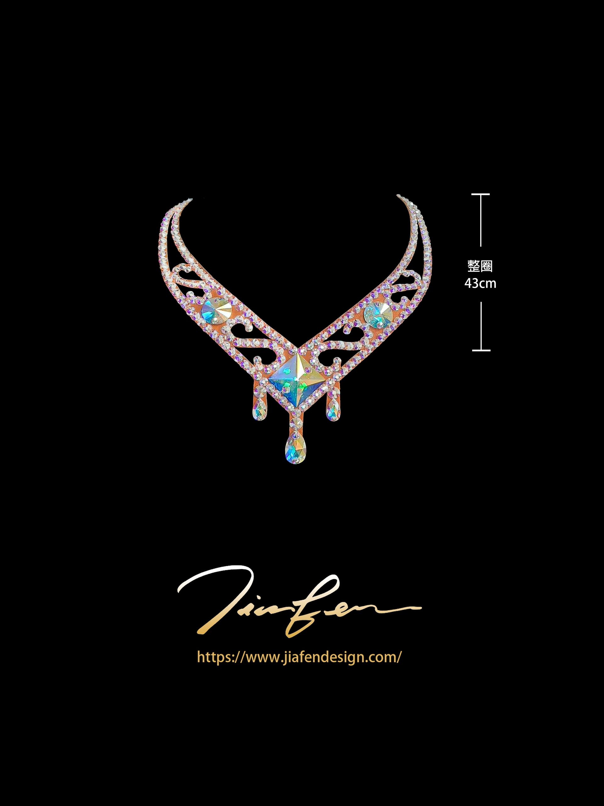 施華洛世奇水鑽項鍊N25009-AB