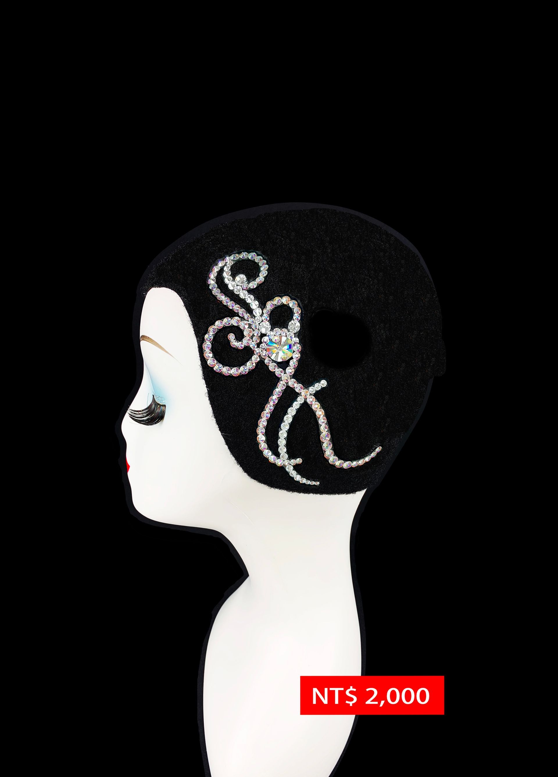 施華洛世奇水鑽頭飾H25030-ABWT